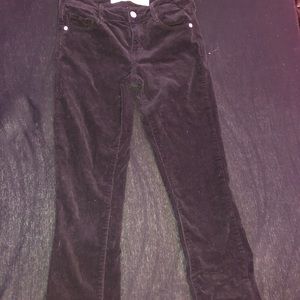 black brandy Melville corduroy pants